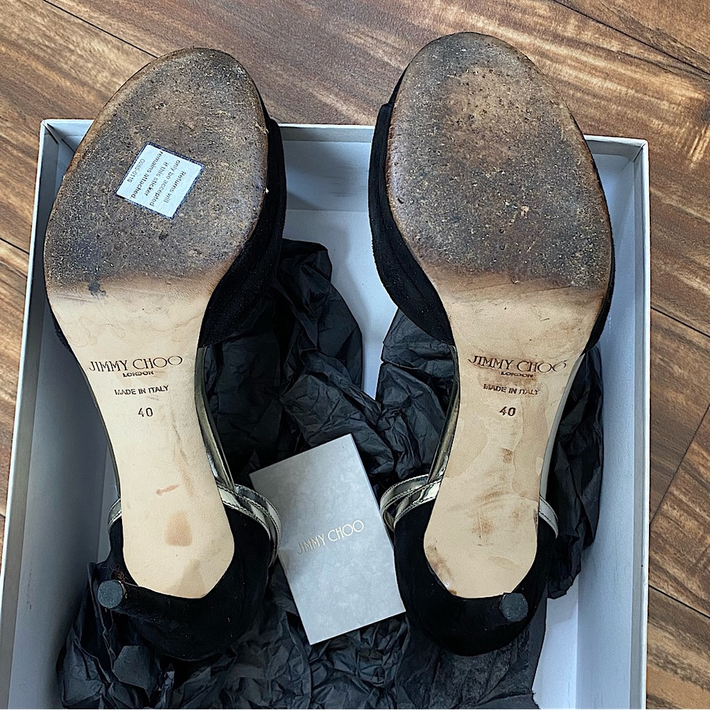 $750 Jimmy Choo • Pearl 100 (in Box) - Picture 12 of 16